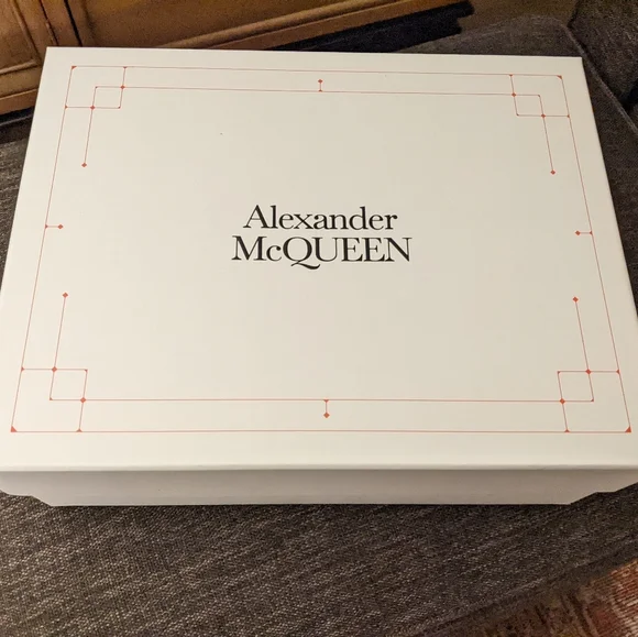 Alexander McQueen 37.5 Lucent black leather cutout lug sole shoes Edgy NWT Box - Picture 11 of 16